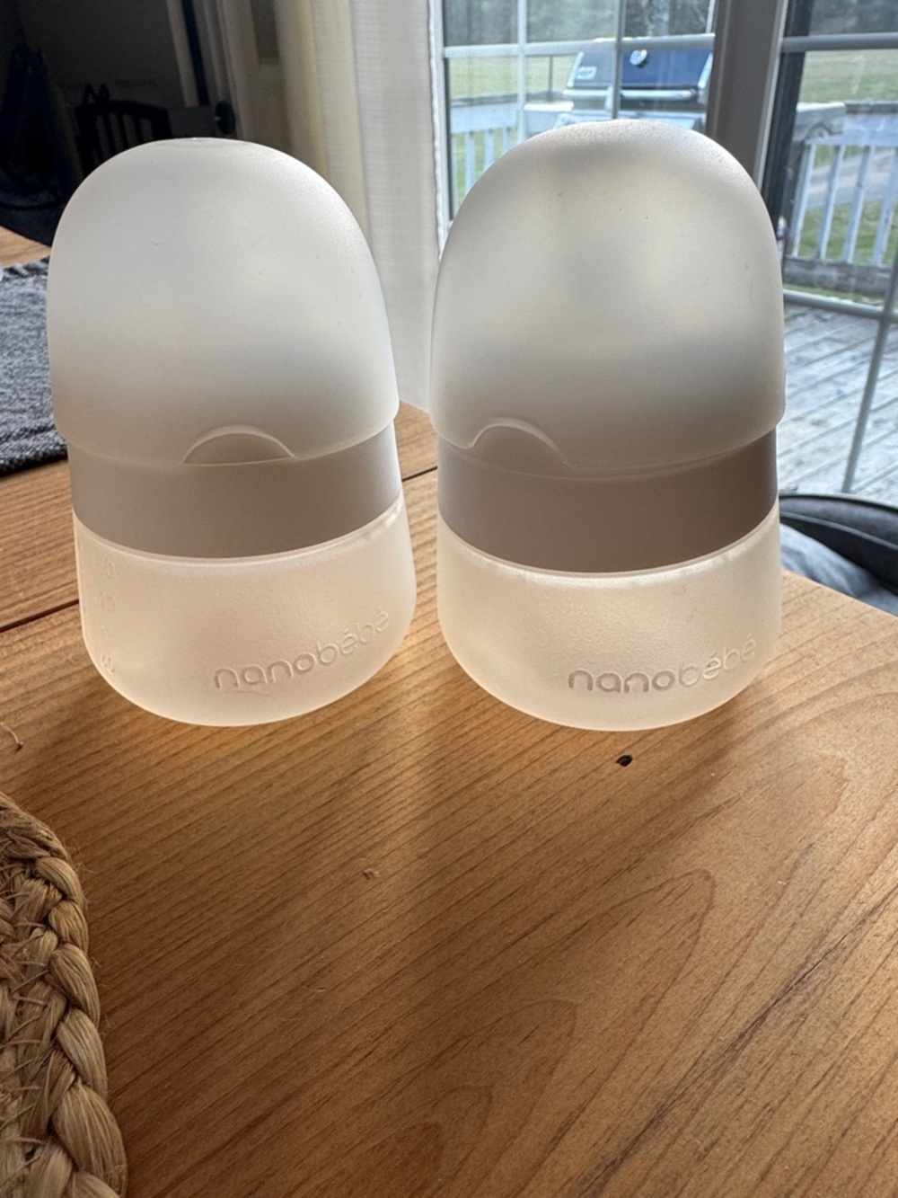 nanobébé silicone 5oz bottles
